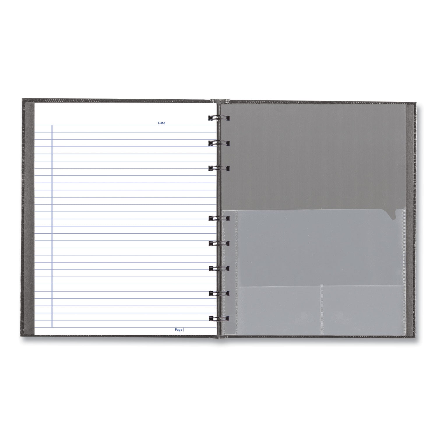 Blueline NotePro Notebook, 1-Subject, Medium/College Rule, Cool Gray Cover, (75) 9.25 x 7.25 Sheets (A7150GRY)