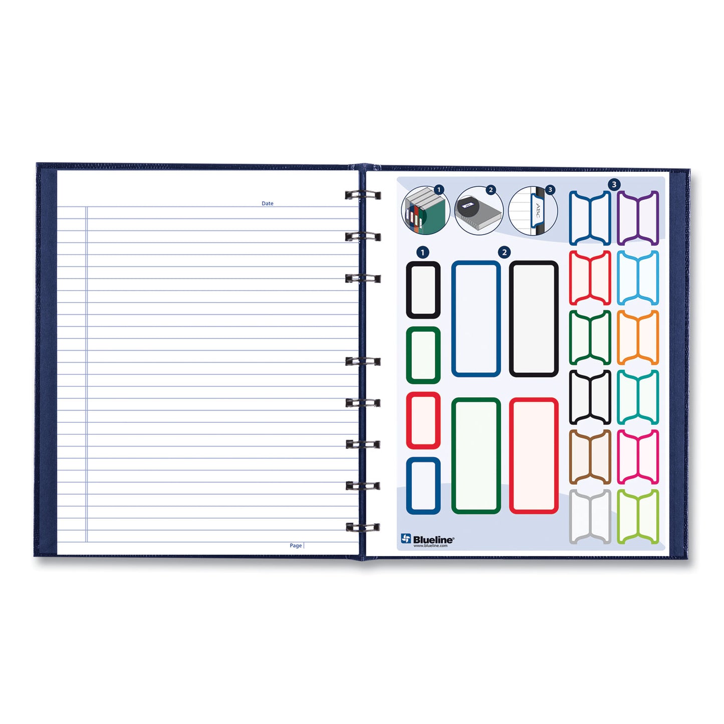 Blueline NotePro Notebook, 1-Subject, Medium/College Rule, Blue Cover, (75) 9.25 x 7.25 Sheets (A7150BLU)