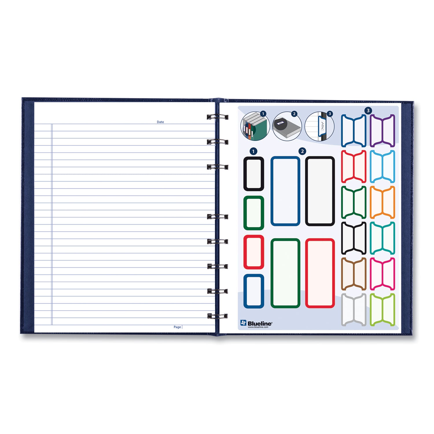Blueline NotePro Notebook, 1-Subject, Medium/College Rule, Blue Cover, (75) 9.25 x 7.25 Sheets (A7150BLU)