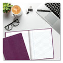 Blueline Executive Notebook, 1-Subject, Medium/College Rule, Grape Cover, (72) 9.25 x 7.25 Sheets (A7RAS)