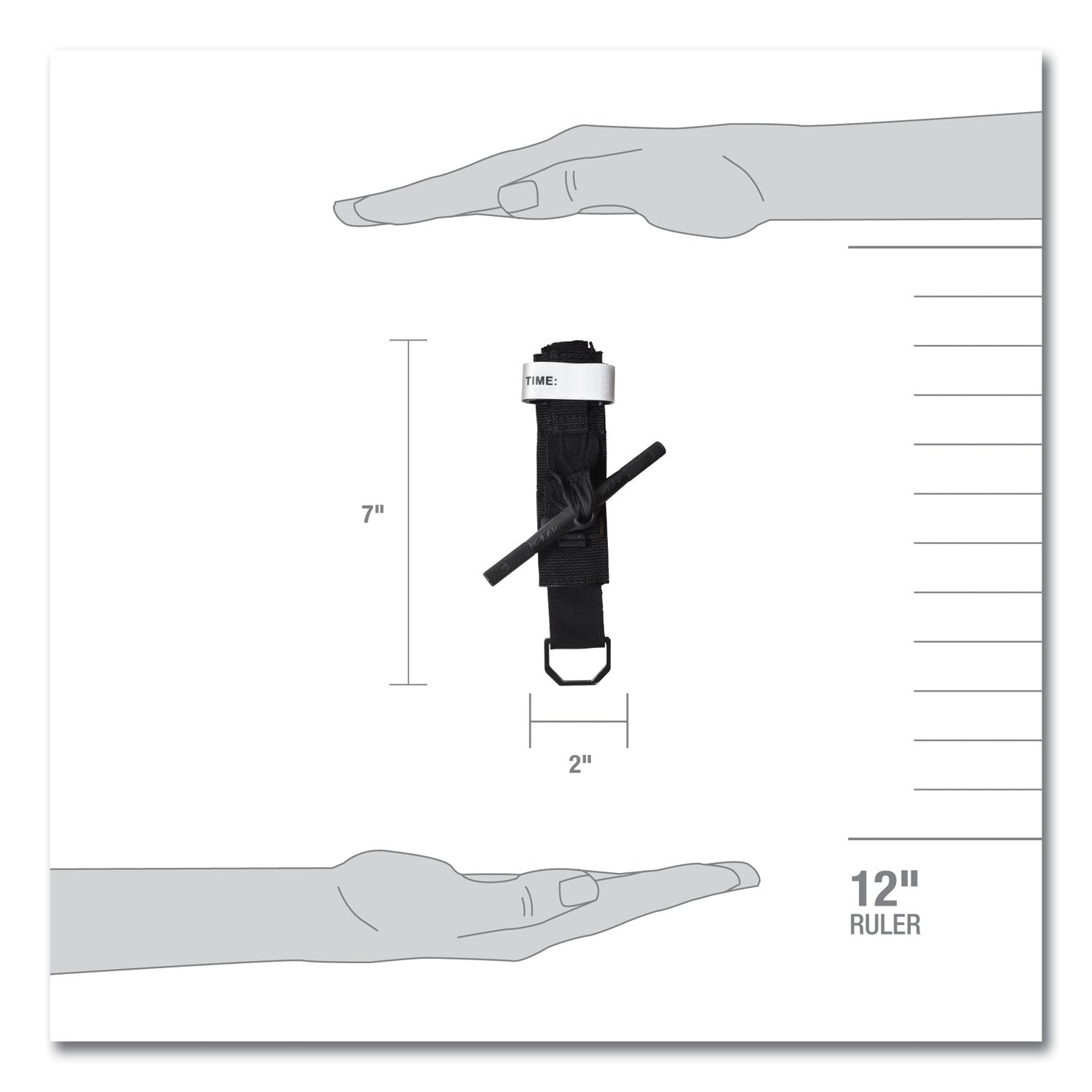 First Aid Only 91160 Windlass Tourniquet, Nylon, 2" x 7"