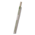 Eco-Products Renewable and Compostable PHA Straws, 10.25", Natural White, 1,250/Carton (EPSTPHA1025)