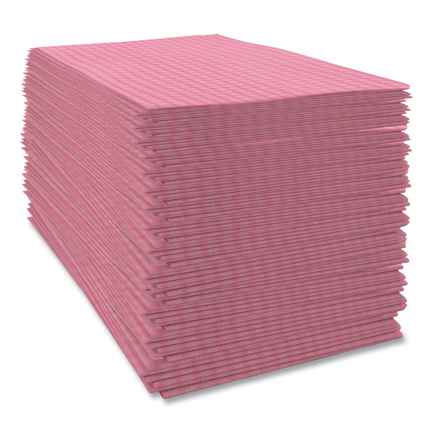 Cascades Tuff-Job Foodservice Towels, 12 x 24, Pink/White, 200/Carton (W900)