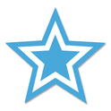 Xstamper Specialty Stamp, Star Diagram, Light Blue (11421)