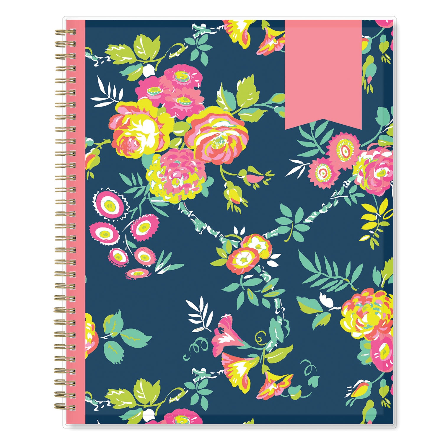 Blue Sky Day Designer Peyton Create-Your-Own Cover Weekly/Monthly Planner, Floral, 11 x 8.5, Navy, 12-Month (July to June): 2024-2025 (107924)