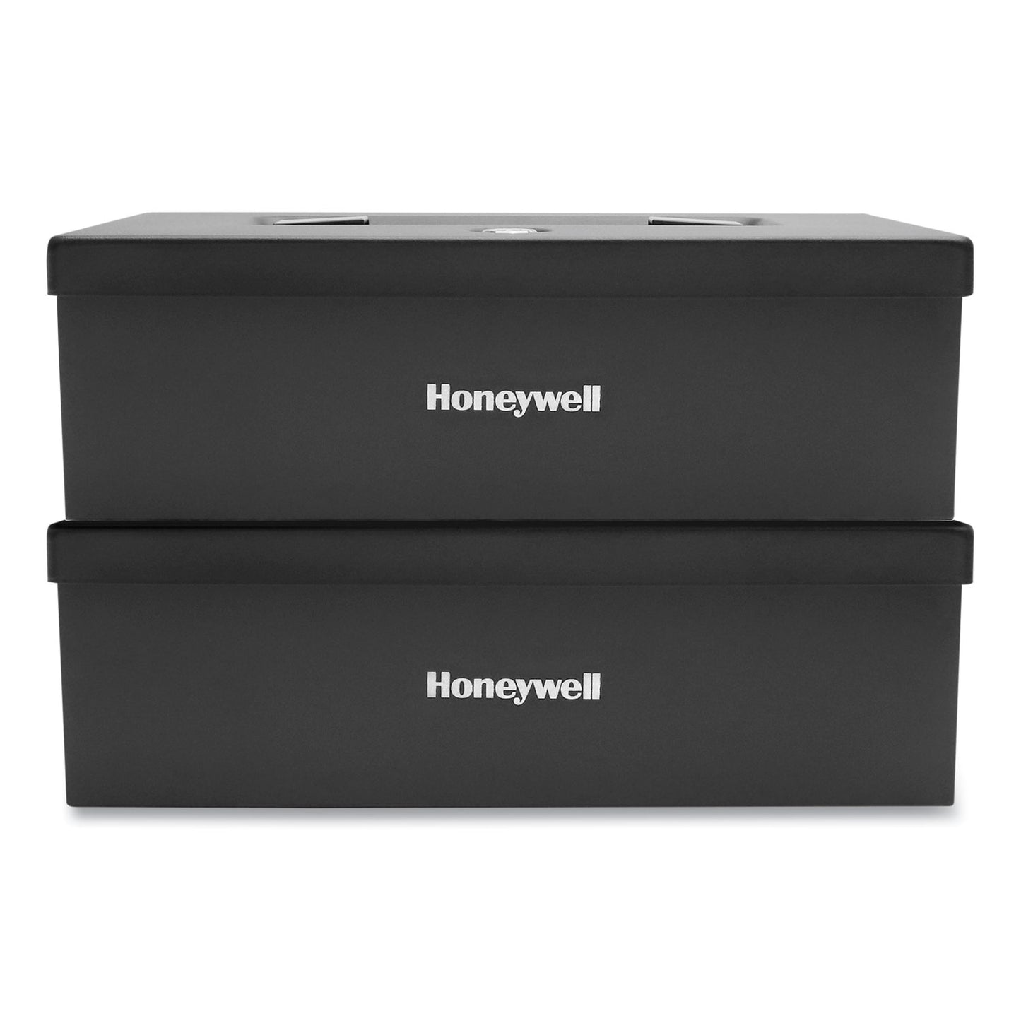 Honeywell Fire Resistant Steel Security Box with Key Lock, 12.7 x 8.8 x 4.1, Black (6104)