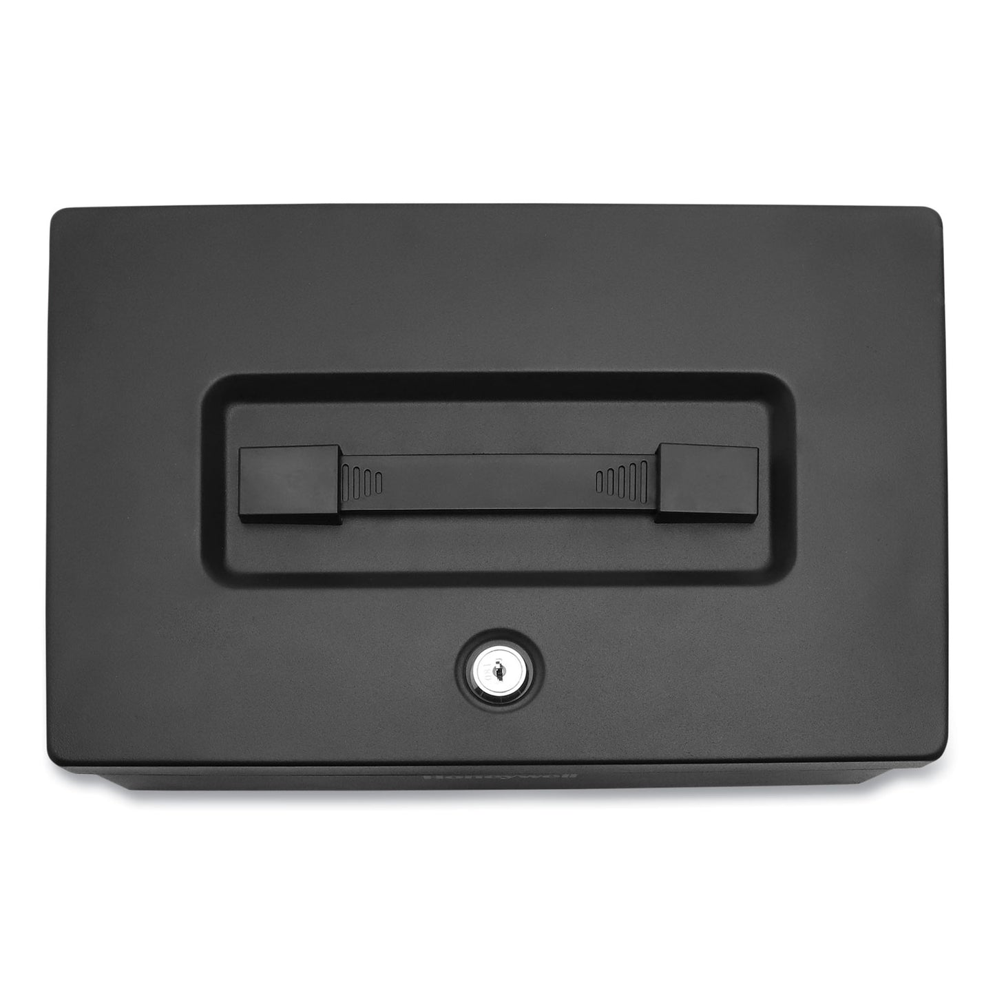 Honeywell Fire Resistant Steel Security Box with Key Lock, 12.7 x 8.8 x 4.1, Black (6104)