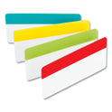 Post-it Solid Color Tabs, 1/3-Cut, Assorted Colors, 3" Wide, 24/Pack (686ALYR3IN)