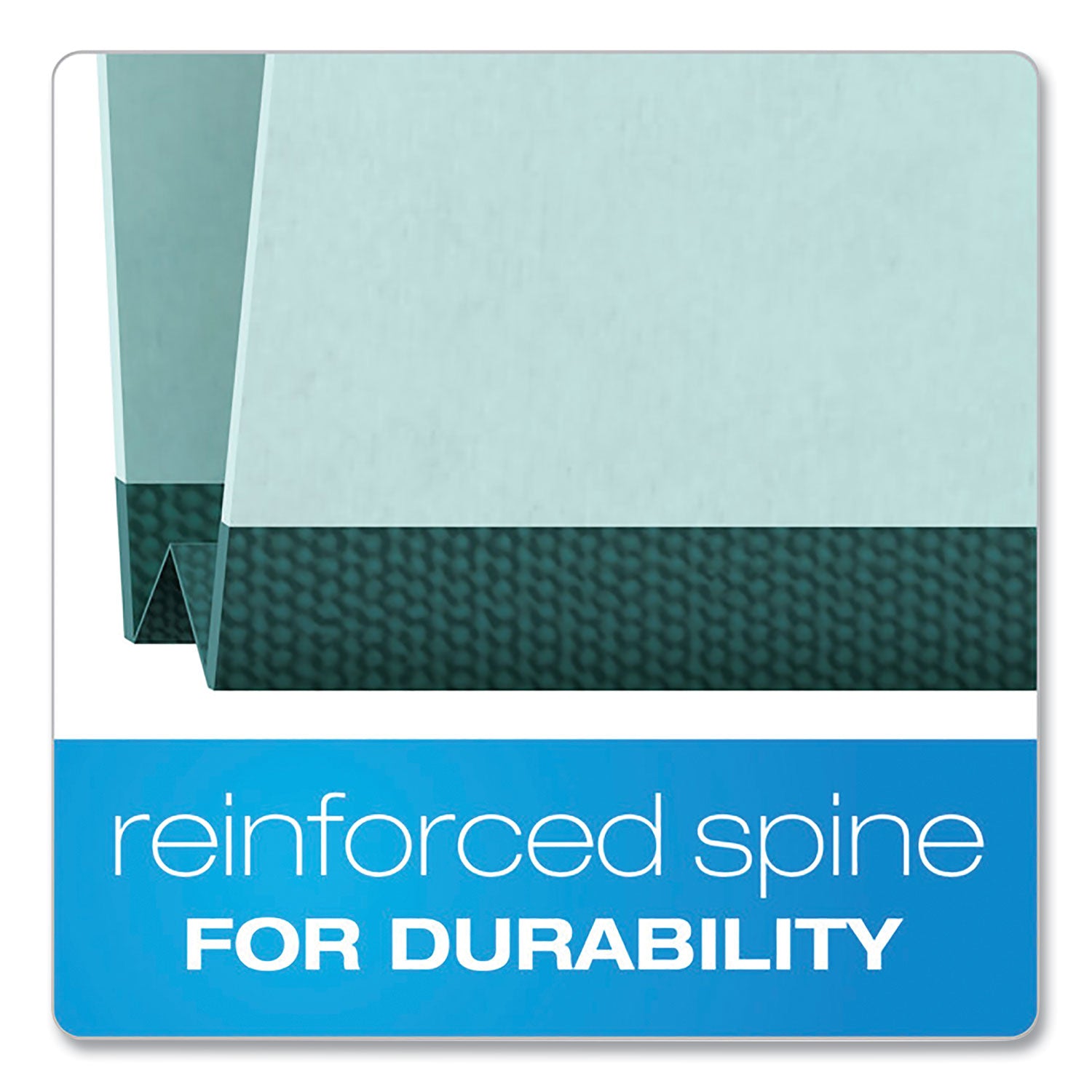 Pendaflex Pressboard Expanding File Folders, 1/3-Cut Tabs: Assorted, Letter Size, 1" Expansion, Blue, 25/Box (9200T13)