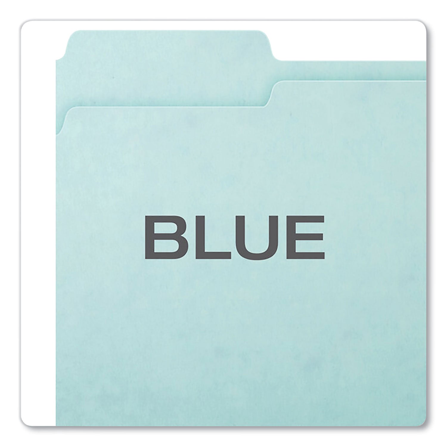 Pendaflex Pressboard Expanding File Folders, 1/3-Cut Tabs: Assorted, Letter Size, 1" Expansion, Blue, 25/Box (9200T13)