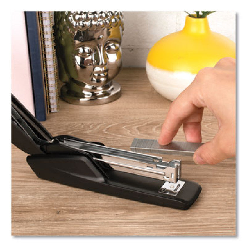 Standard Full Strip Desk Stapler, 20-Sheet Capacity, Black