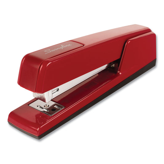 Swingline 747 Classic Full Strip Stapler, 30-Sheet Capacity, Lipstick Red (74718)