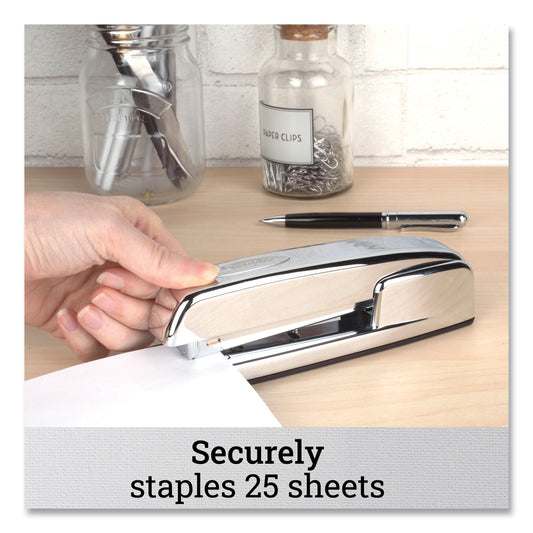 Swingline 747 Business Full Strip Desk Stapler, 30-Sheet Capacity, Polished Chrome (74720)