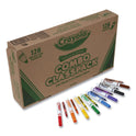 Crayola Crayons and Markers Combo Classpack, Eight Colors, 256/Set (523349)