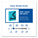 Printworks Professional Color Paper, 24 lb Text Weight, 8.5 x 11, Blue, 500/Ream (00102)