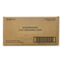 AJM Heavy Duty Cold Cups, 3 oz, Modernware Design, 2,400/Carton (DC3MW012200A)