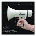 Champion Sports Megaphone, 4 W to 8 W, 400 yds Range, White (MP4W)