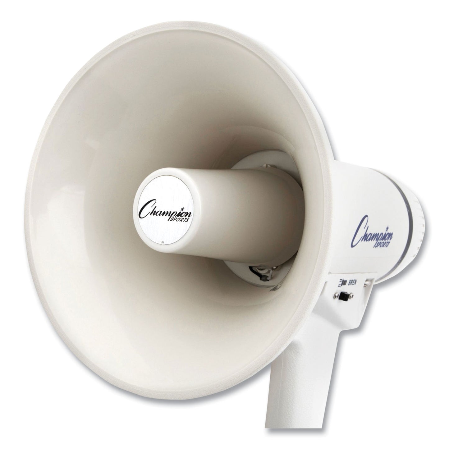 Champion Sports Megaphone, 4 W to 8 W, 400 yds Range, White (MP4W)