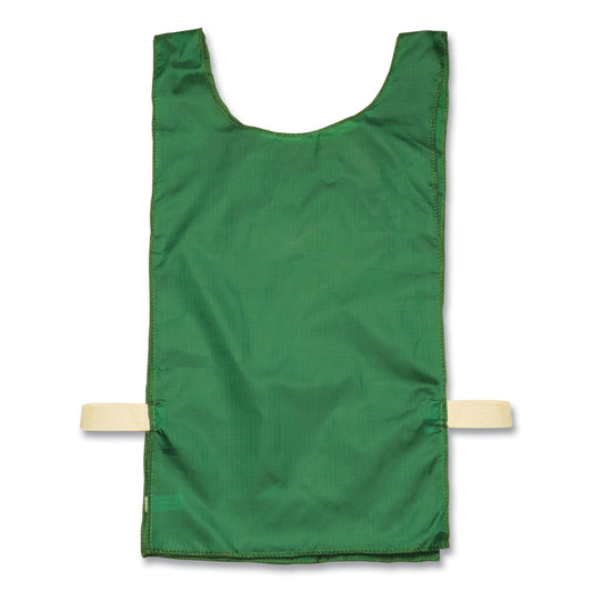 Champion Sports Heavyweight Pinnies, Nylon, One Size, Green, 1/Dozen (NP1GN)