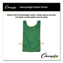Champion Sports Heavyweight Pinnies, Nylon, One Size, Green, 1/Dozen (NP1GN)