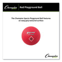 Champion Sports Playground Ball, 6" Diameter, Red (PG6RD)