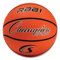 Champion Sports Rubber Sports Ball, For Basketball, No. 7 Size, Official Size, Orange (RBB1)