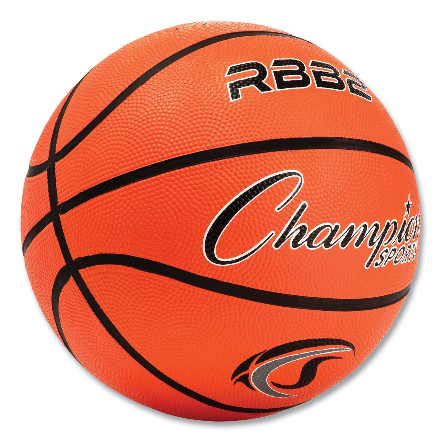 Champion Sports Rubber Sports Ball, For Basketball, No. 5 Size, Junior Size, Orange (RBB2)