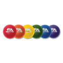 Champion Sports Rhino Skin Dodge Ball Set, 6" Diameter, Assorted Colors, 6/Set (RXD6SET)