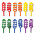 Champion Sports Scoop Ball Set, Plastic, Assorted Colors, 2 Scoops,1 Ball/Set, 6/Set (SBS1SET)