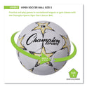 Champion Sports VIPER Soccer Ball, No. 3 Size, 7.25" to 7.5" Diameter, White (VIPER3)