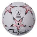 Champion Sports VIPER Soccer Ball, No. 4 Size, 8" to 8.25" Diameter, White (VIPER4)