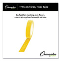 Champion Sports Floor Tape, 1" x 36 yds, Yellow (1X36FTYL)