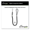 Champion Sports Lanyard, Metal J-Hook Fastener, 20" Long, Assorted Colors, 12/Pack (126ASST)