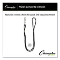 Champion Sports Lanyard, Metal J-Hook Fastener, 20" Long, Assorted Colors, 12/Pack (126ASST)