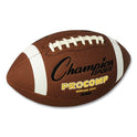 Champion Sports Pro Composite Football, Official Size, Brown (CF100)