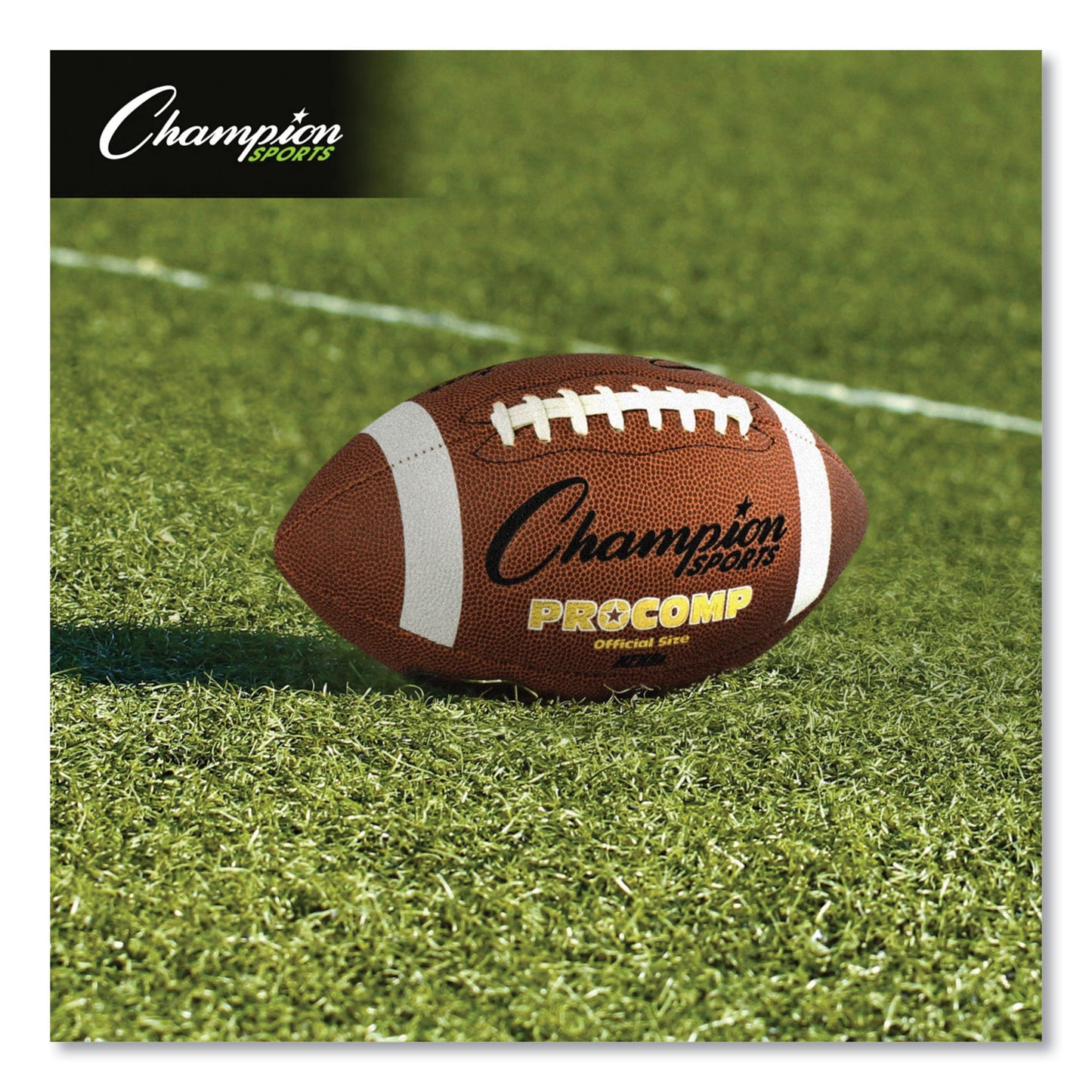 Champion Sports Pro Composite Football, Official Size, Brown (CF100)