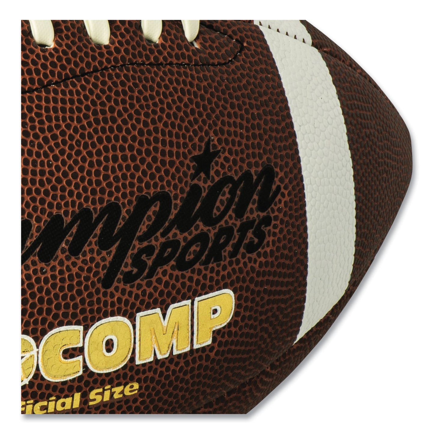 Champion Sports Pro Composite Football, Official Size, Brown (CF100)