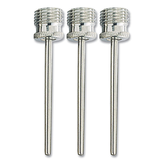 Champion Sports Nickel-Plated Inflating Needles for Electric Inflating Pump, 3/Pack (INB)