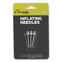 Champion Sports Nickel-Plated Inflating Needles for Electric Inflating Pump, 3/Pack (INB)
