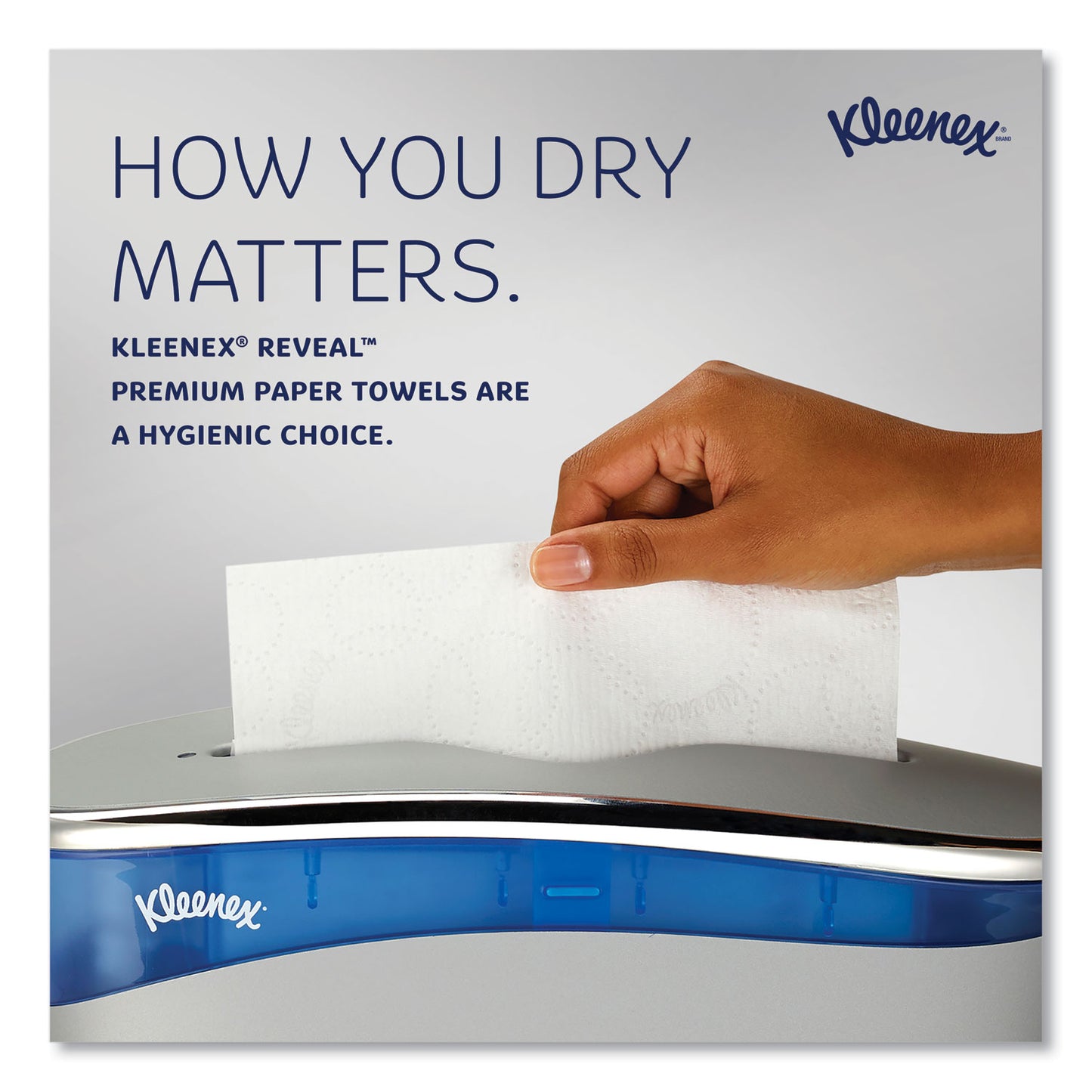 Kleenex Reveal Multi-Fold Towels, 2-Ply, 8 x 9.4, White, 16/Carton (46321)