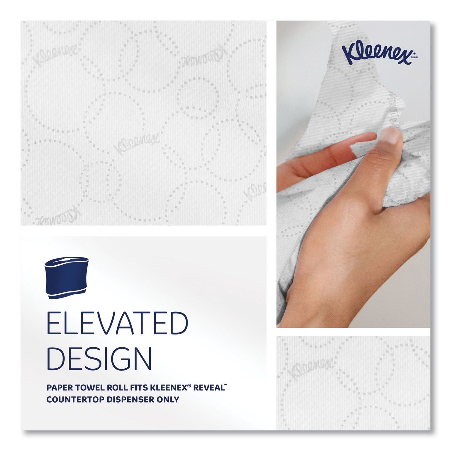 Kleenex Reveal Multi-Fold Towels, 2-Ply, 8 x 9.4, White, 16/Carton (46321)