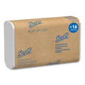 Scott Essential Multi-Fold Towels, Plus Tier, Absorbency Pockets, 1-Ply, 9.2 x 9.4, White, 250/Packs, 16 Packs/Carton (01804)