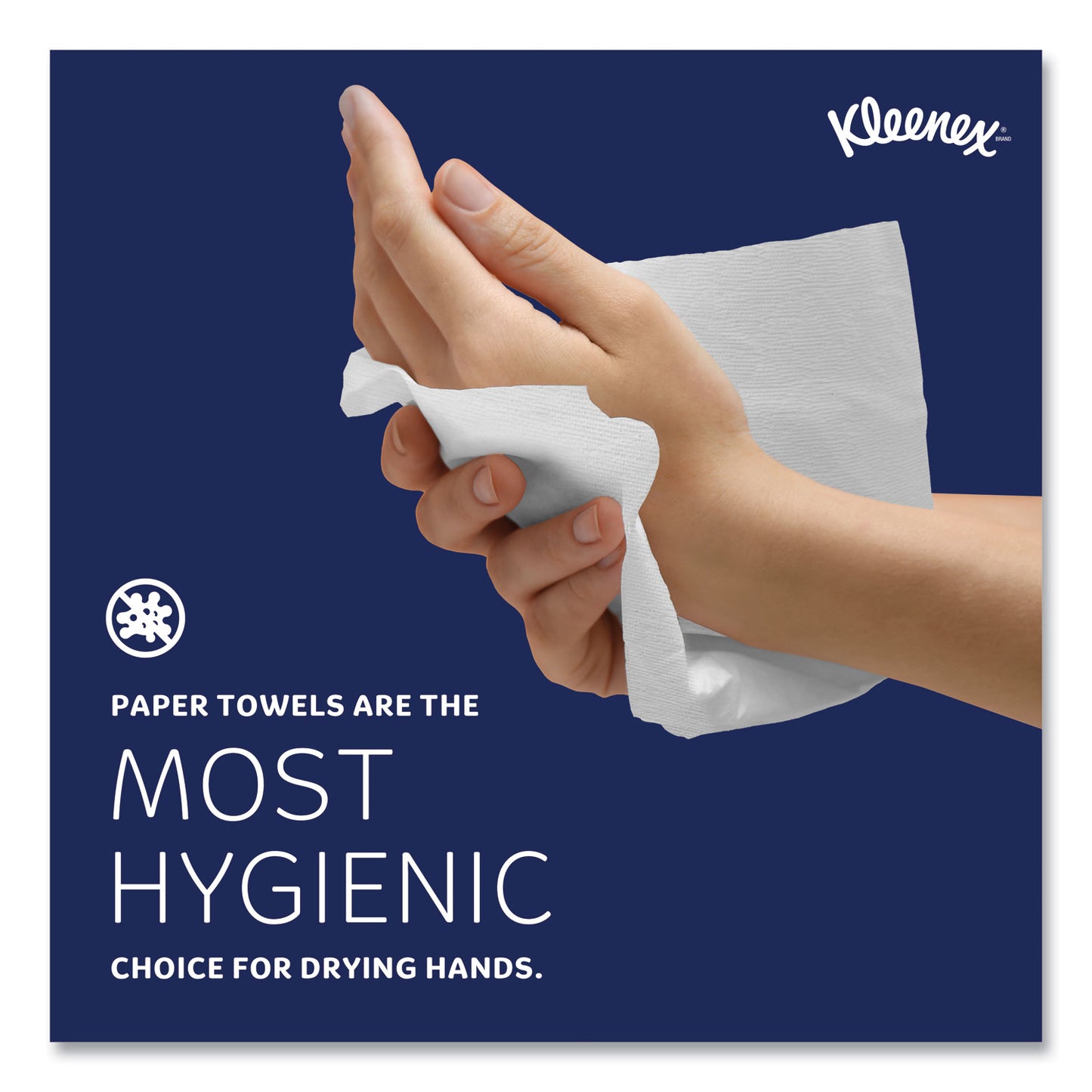 Kleenex Multi-Fold Paper Towels, 1-Ply, 9.2 x 9.4, White, 150/Pack, 16 Packs/Carton (01890)