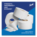 Scott Essential JRT Jumbo Roll Bathroom Tissue, Septic Safe, 2-Ply, White, 3.55" x 1,000 ft, 4 Rolls/Carton (03148)