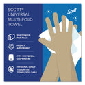 Scott Essential Multi-Fold Towels, 1-Ply, 8 x 9.4, White, 250/Pack, 16 Packs/Carton (37490)