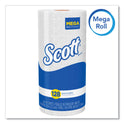 Scott Kitchen Roll Towels, 1-Ply, 11 x 8.75, White, 128/Roll, 20 Rolls/Carton (41482)