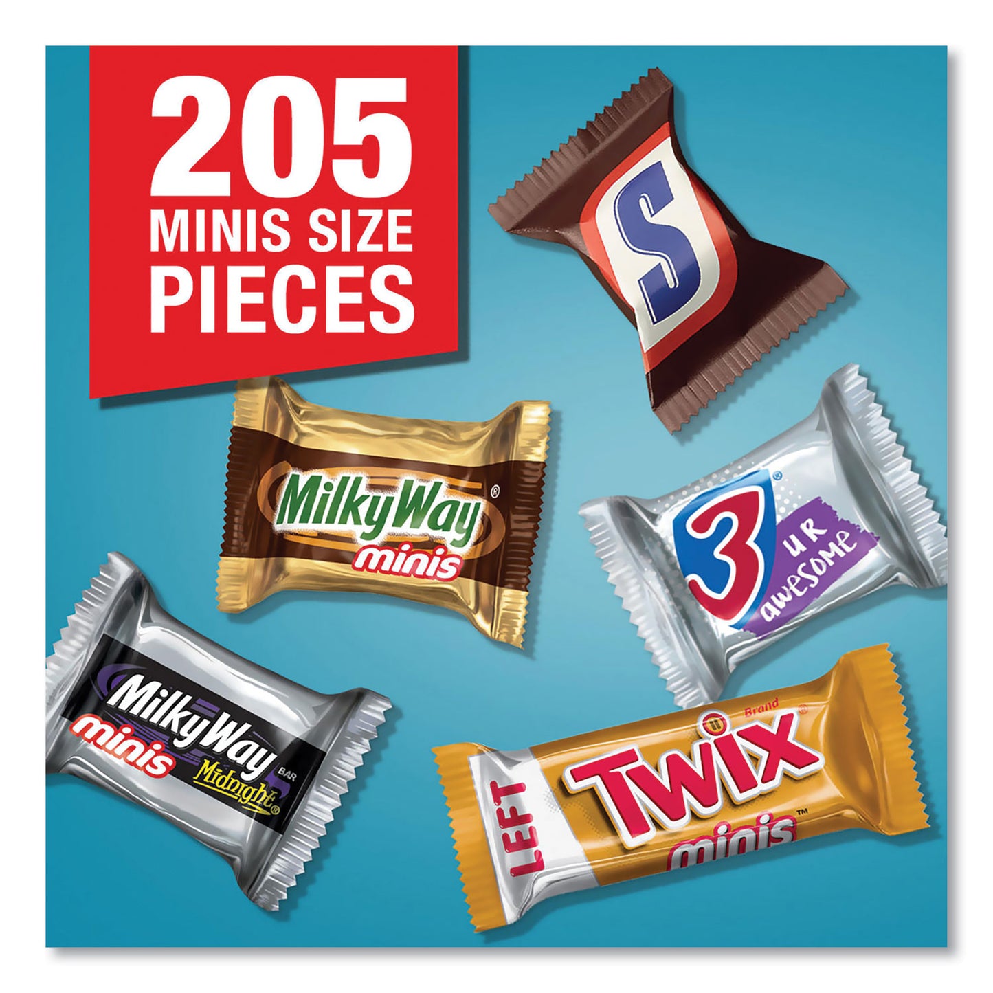 Mars Minis Mix Variety Pack, 62.6 oz Bag (22000016)