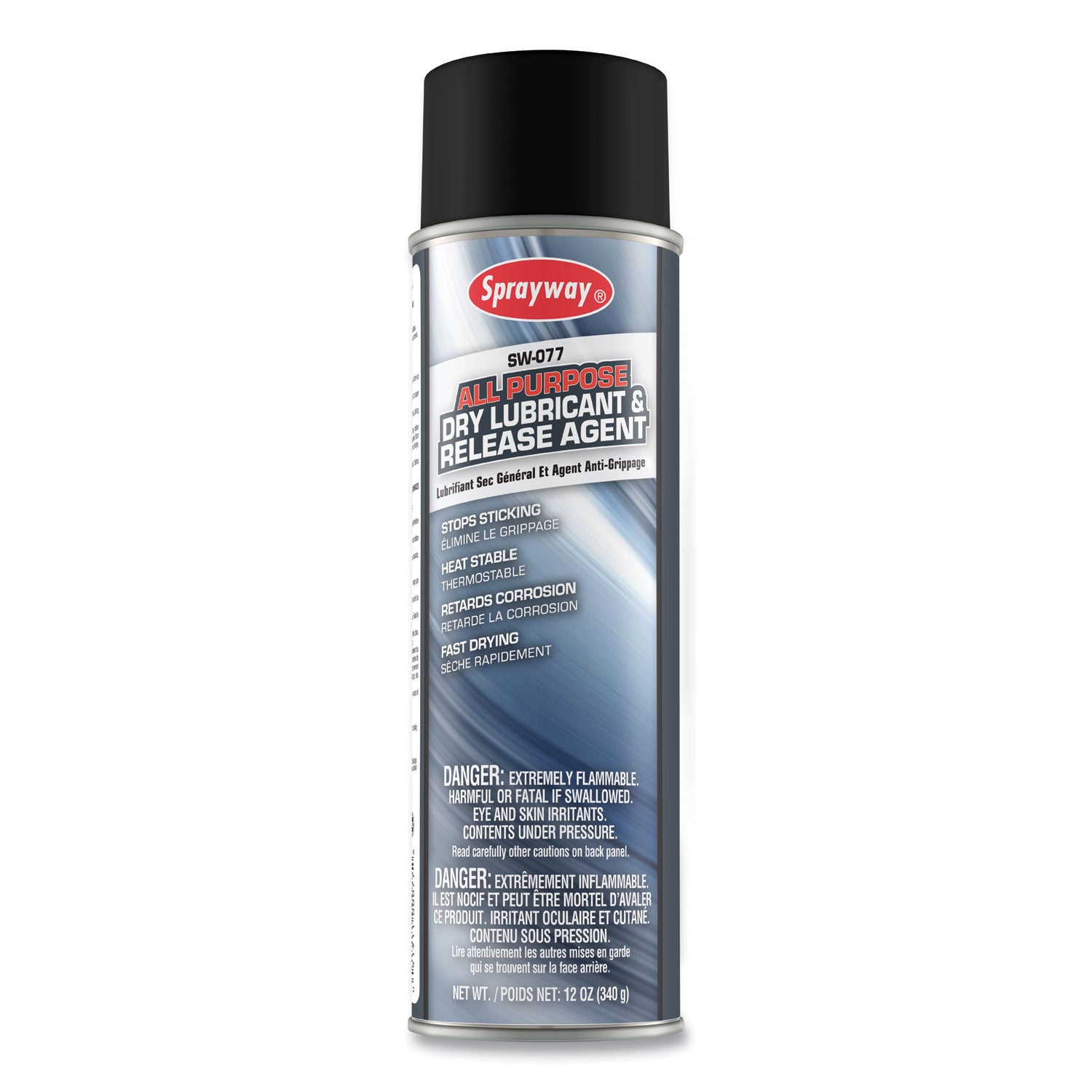 Sprayway All Purpose Dry Lubricant and Release Agent, 12 oz, Dozen (077)