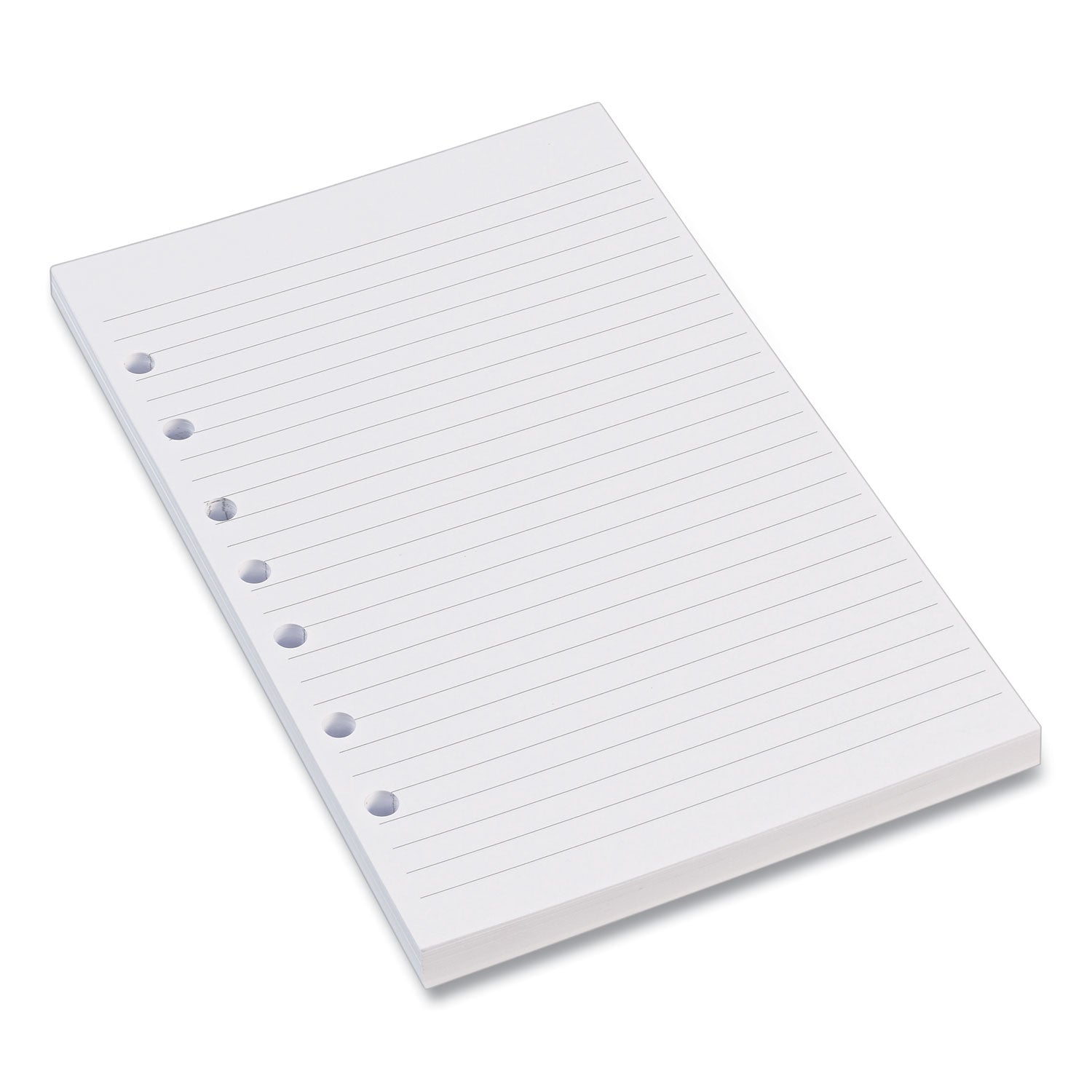 Avery Mini Size Binder Filler Paper, 7-Hole Side Punched, 5.5 x 8.5, College Rule, 100/Pack (14230)