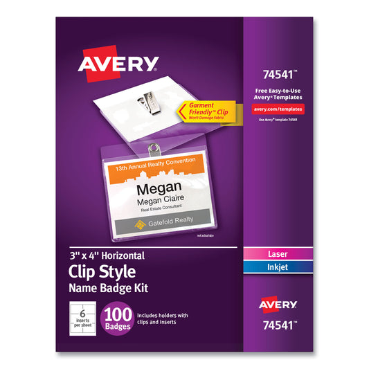 Avery 7451 Name Badge Holder